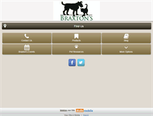Tablet Screenshot of braxtons.com